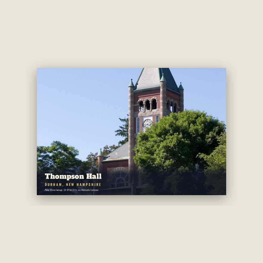 Durham Thompson Hall Postcard