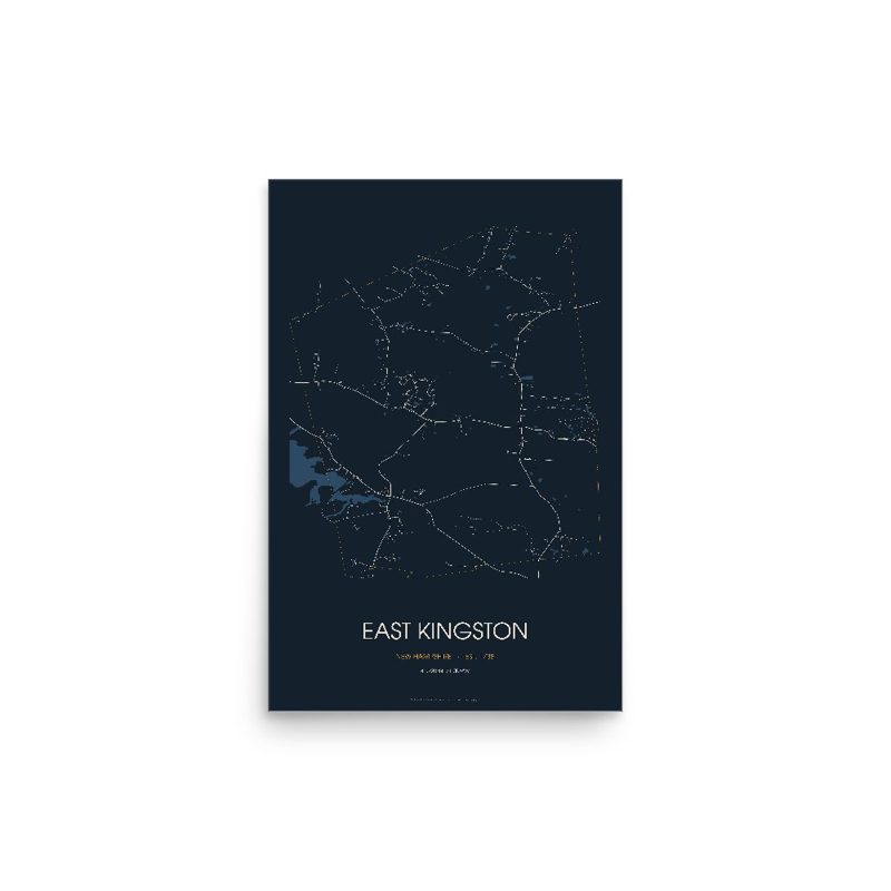 East Kingston Street Map Poster · Midnight
