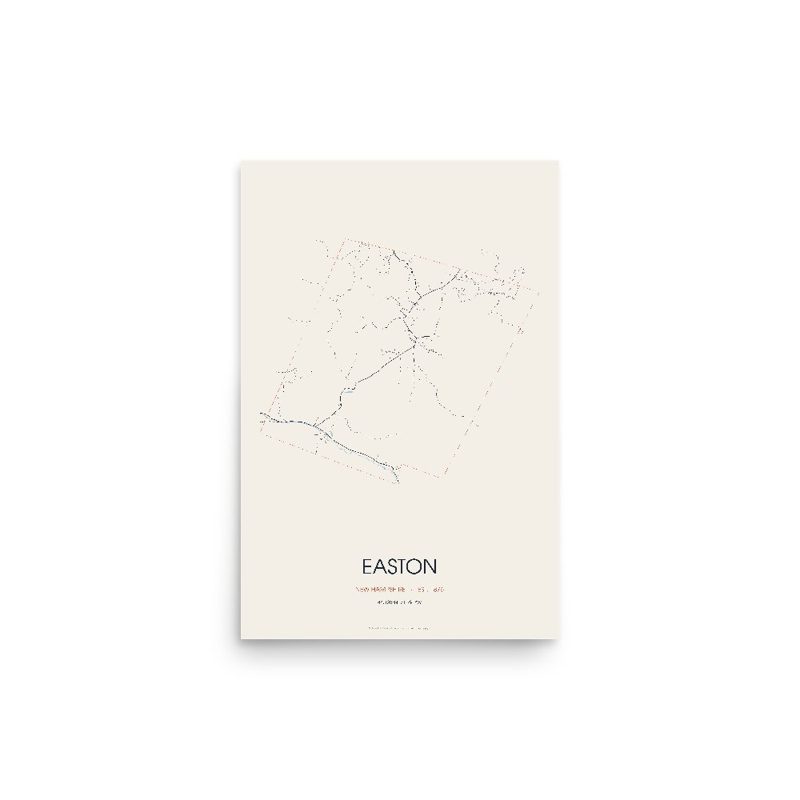 Easton Street Map Poster · Linen
