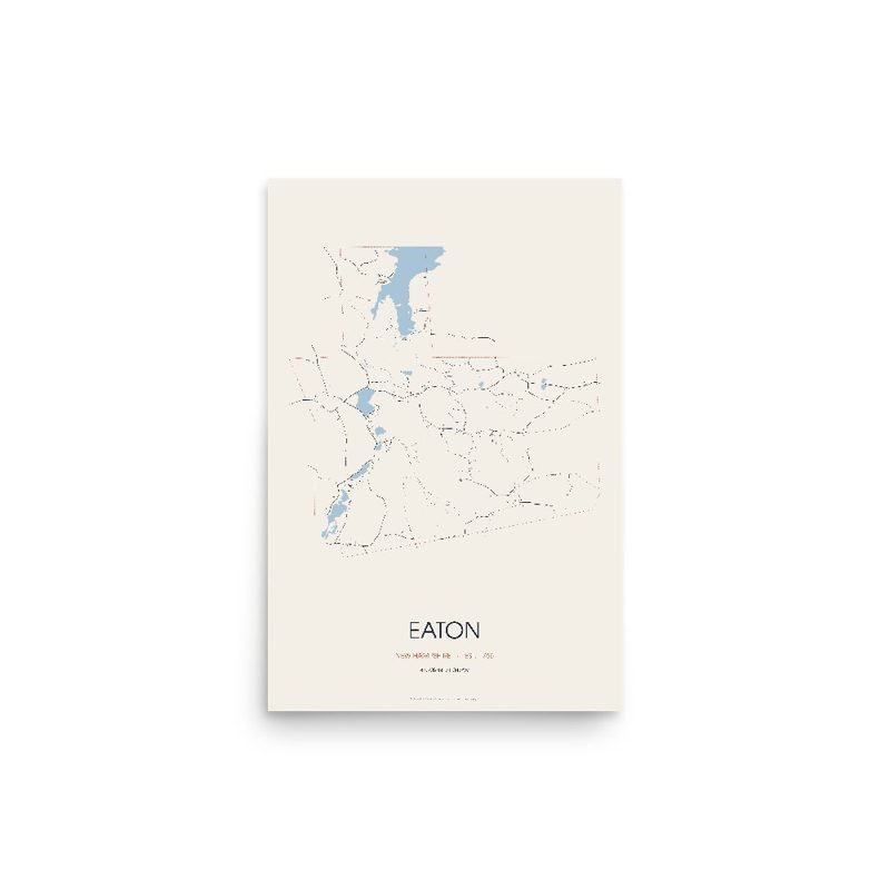 Eaton Street Map Poster · Linen