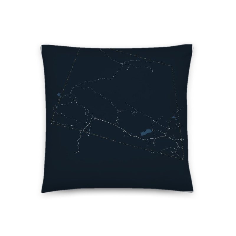 Ellsworth Map Throw Pillow
