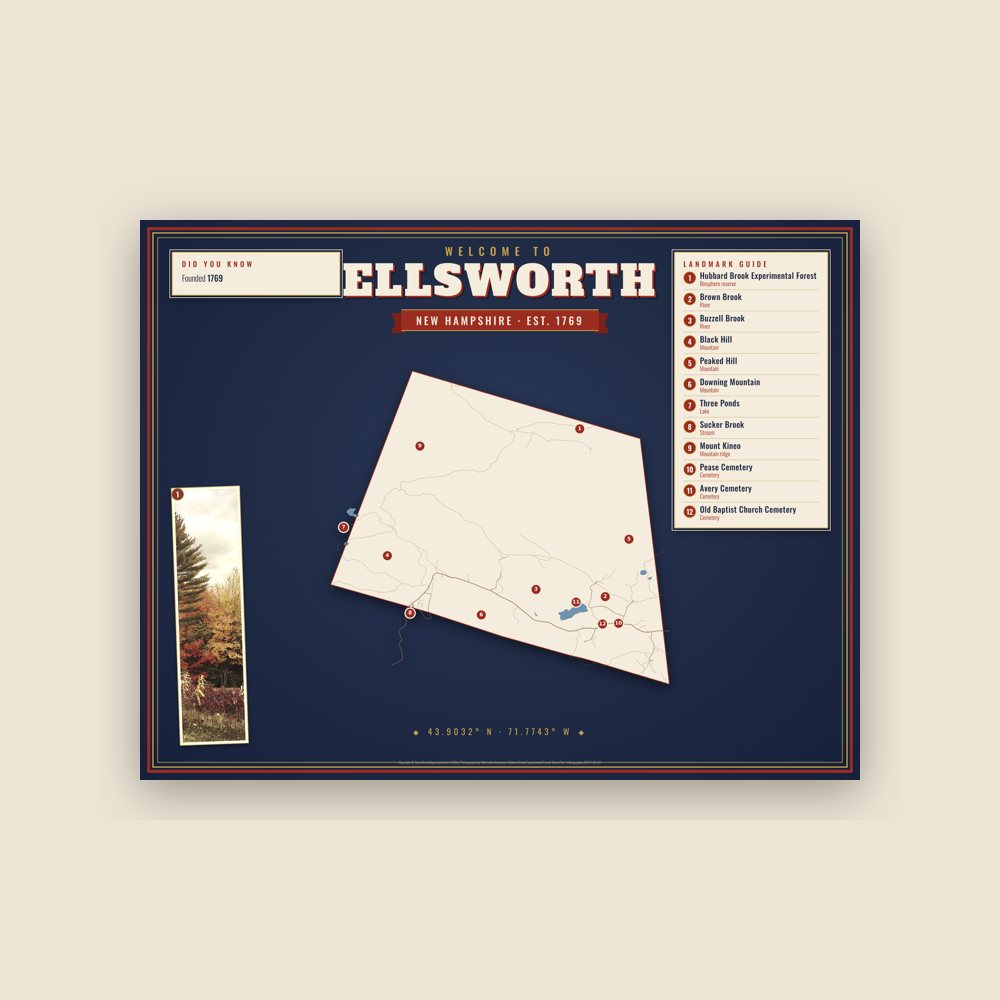 Ellsworth Map Placemat