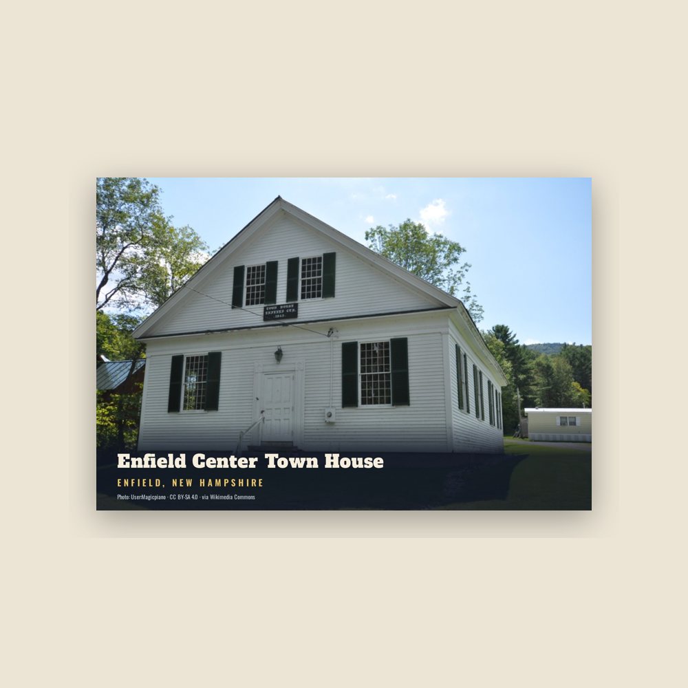 Enfield Enfield Center Town House Postcard
