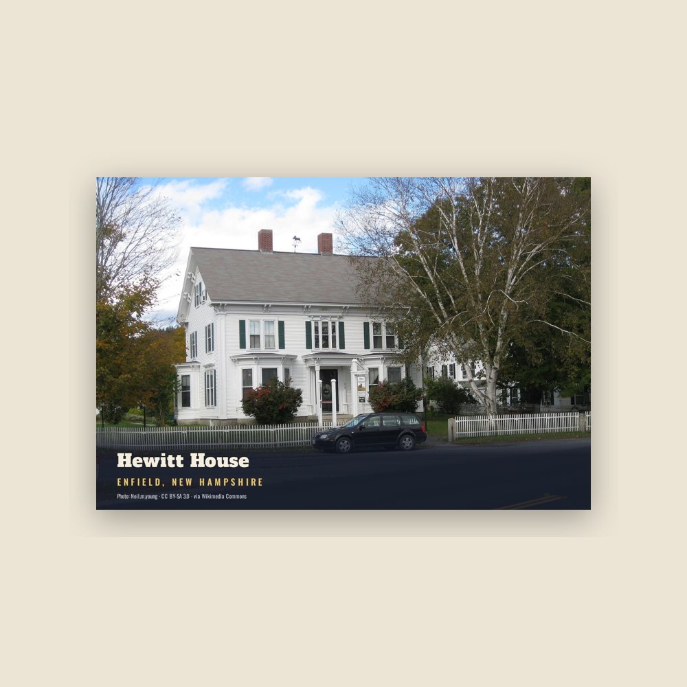 Enfield Hewitt House Postcard