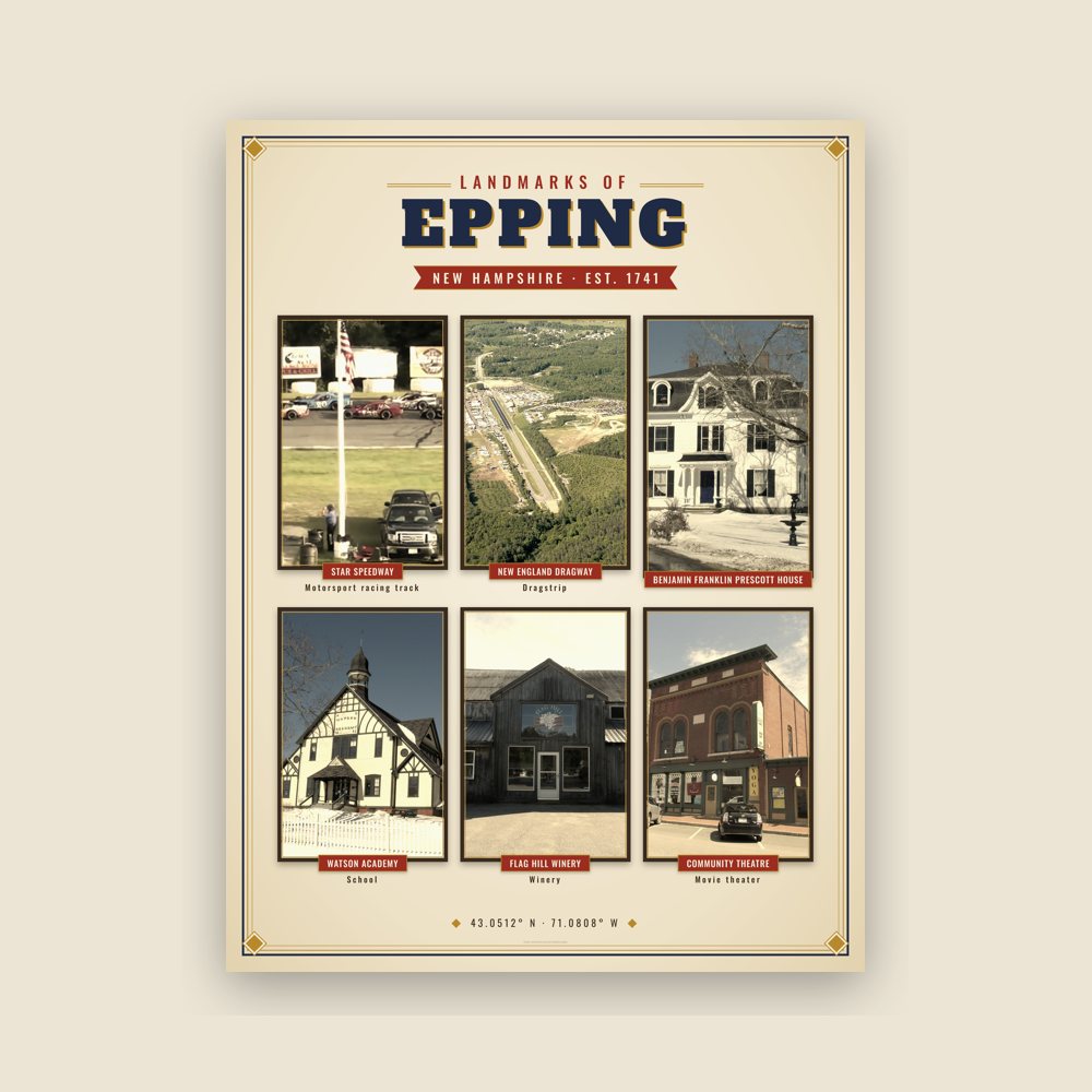 Epping Landmarks Photo Poster