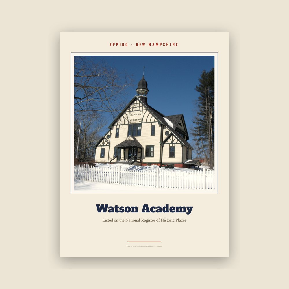 Epping Watson Academy Landmark Print