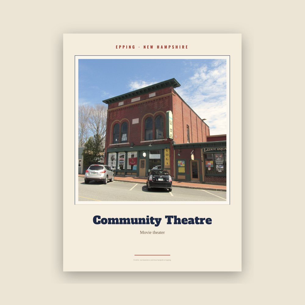 Epping Community Theatre Landmark Print