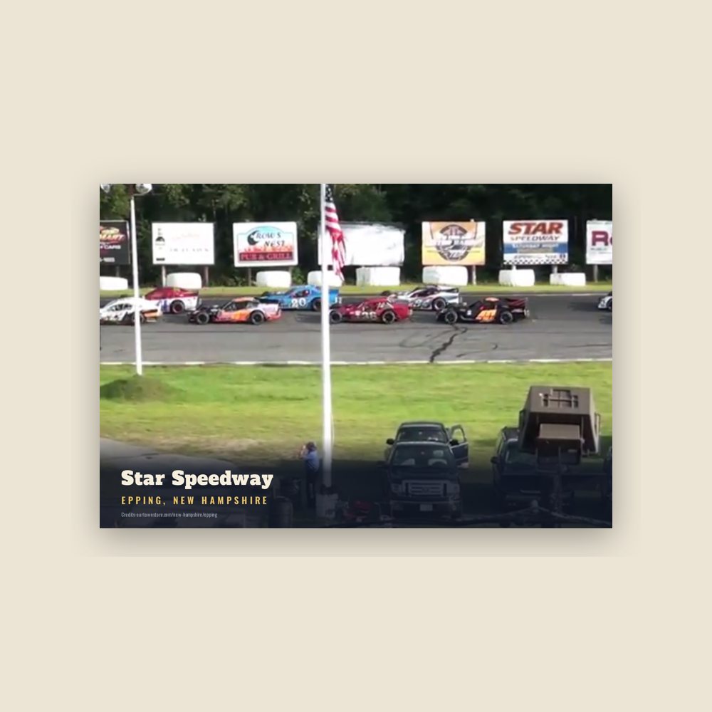 Epping Star Speedway Postcard