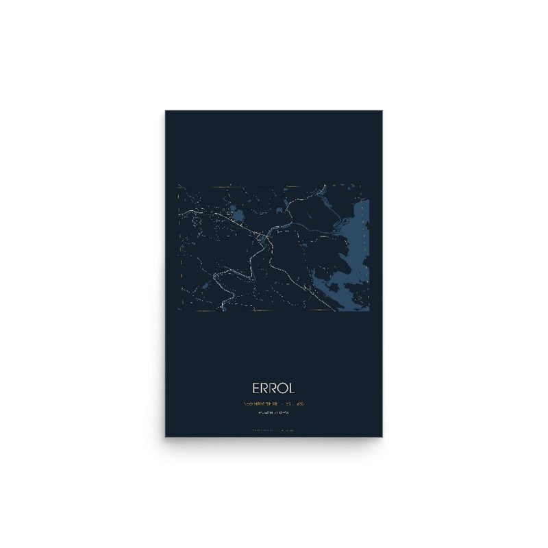 Errol Street Map Poster · Midnight