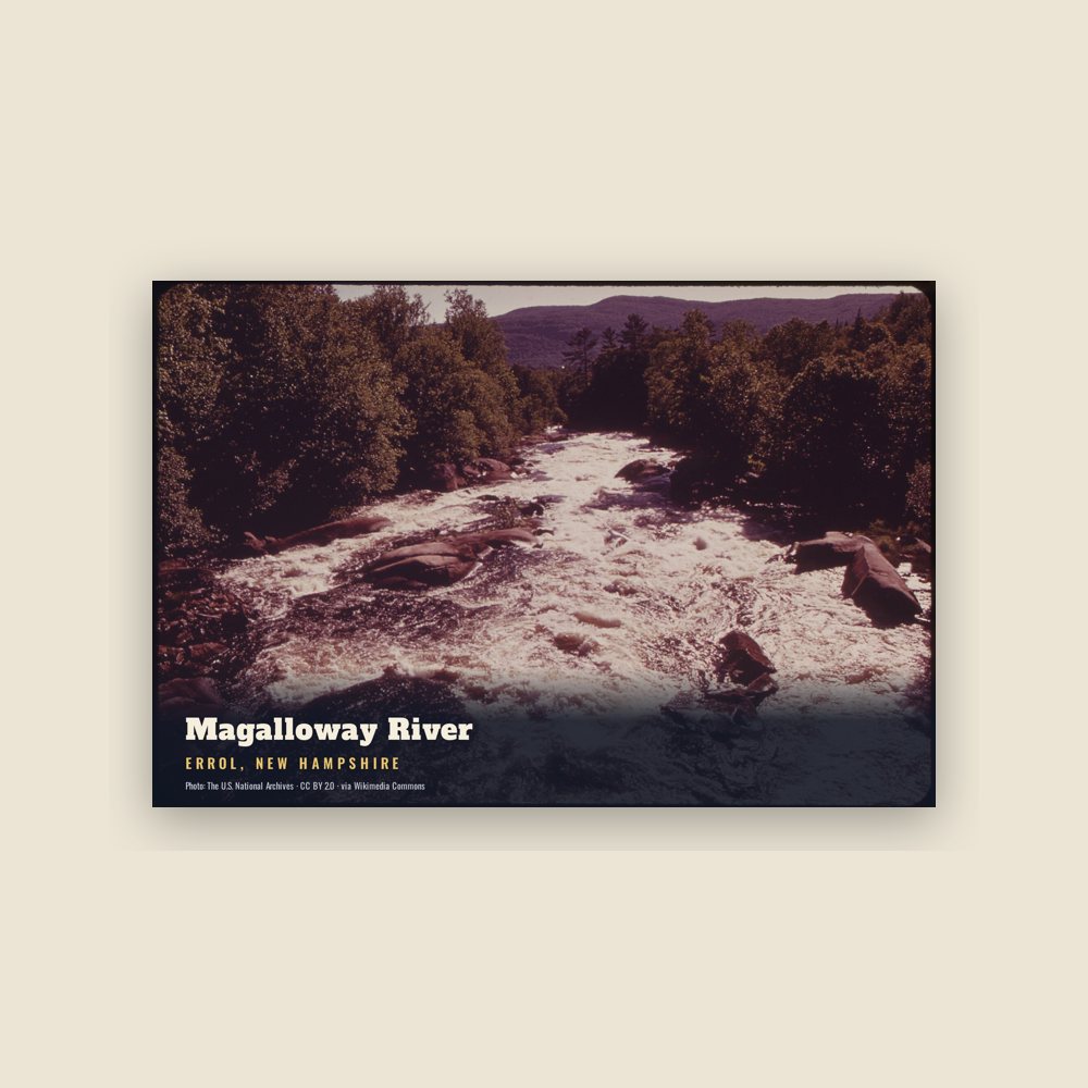 Errol Magalloway River Postcard