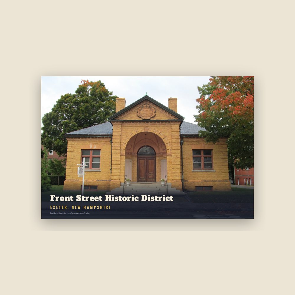 Exeter Front Street Historic District Postcard