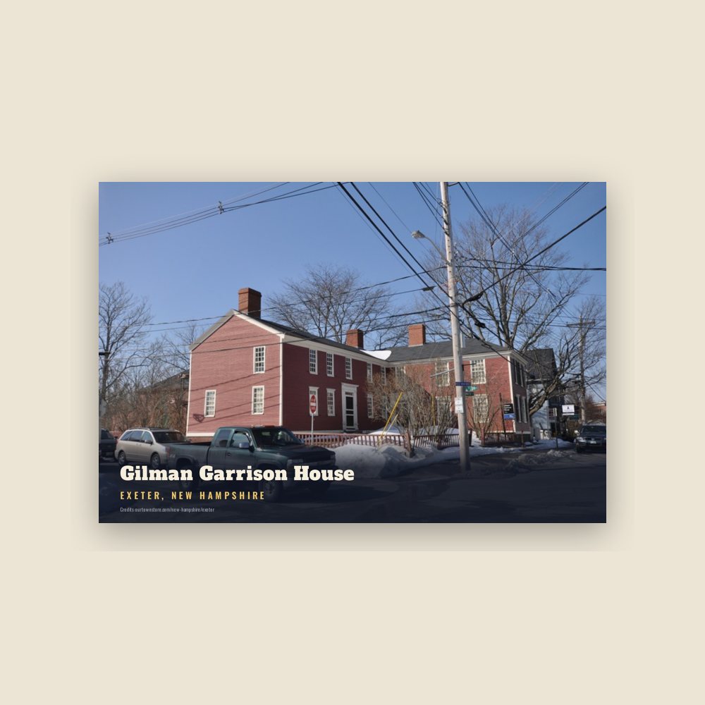 Exeter Gilman Garrison House Postcard