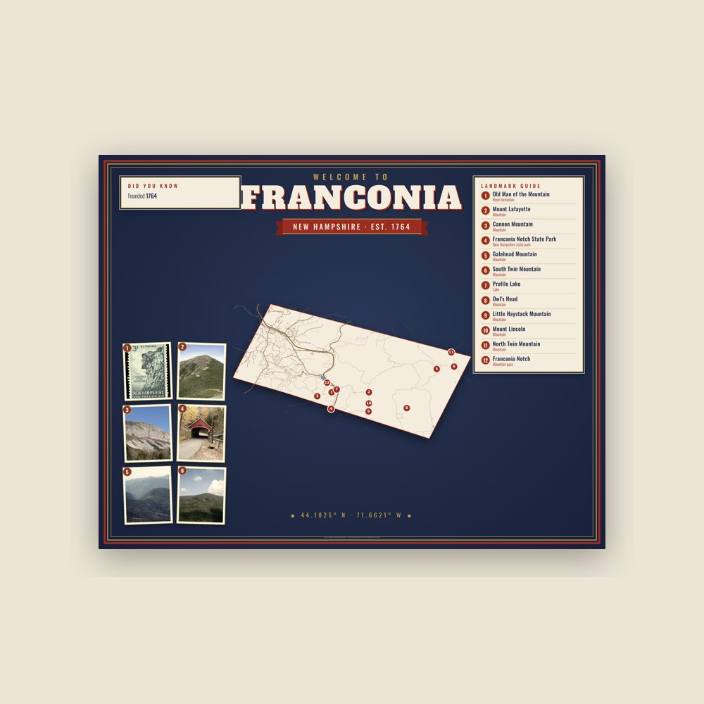 Franconia Map Placemat