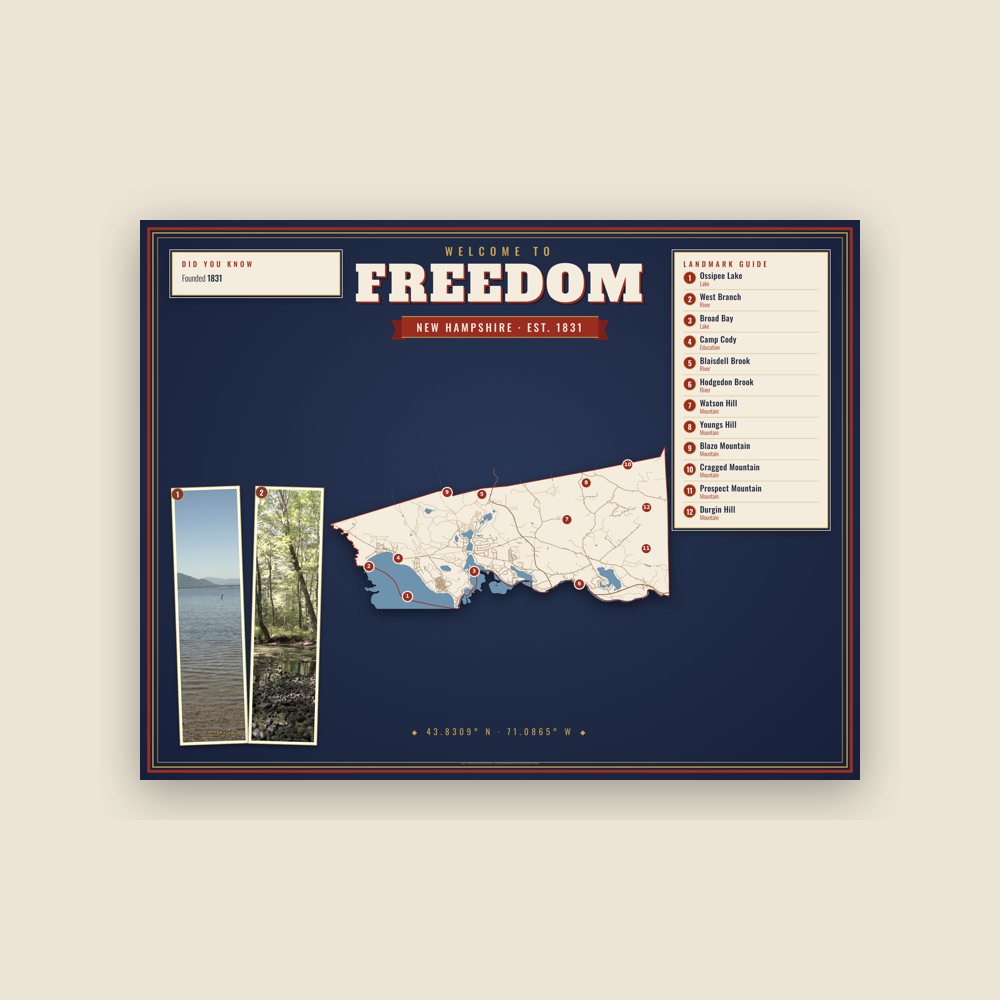 Freedom Map Placemat