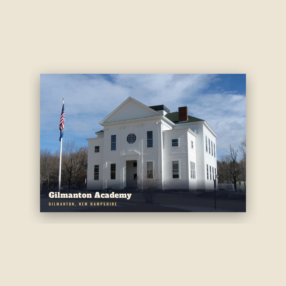 Gilmanton Gilmanton Academy Postcard