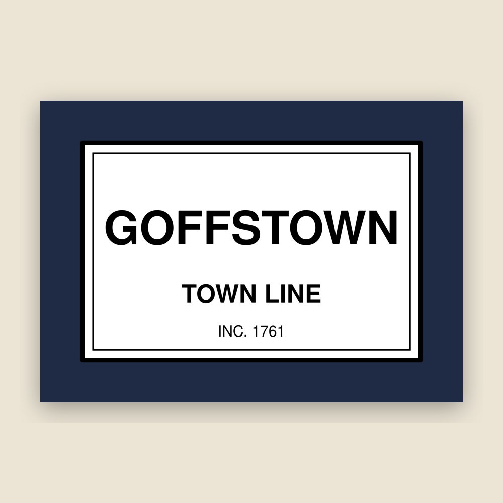 Goffstown Town Line Mug