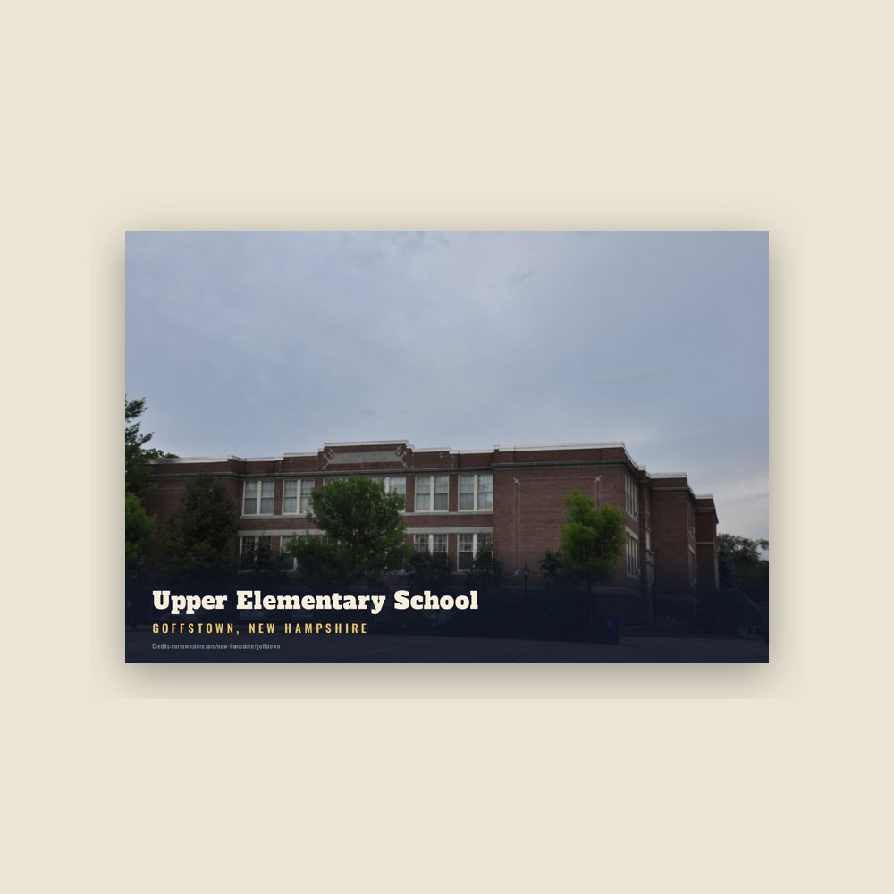 Goffstown Upper Elementary School Postcard