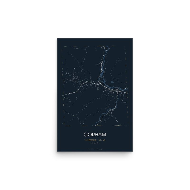 Gorham Street Map Poster · Midnight