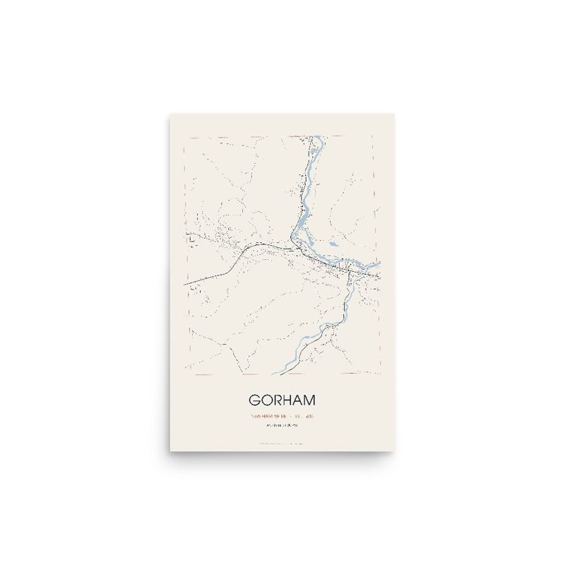 Gorham Street Map Poster · Linen