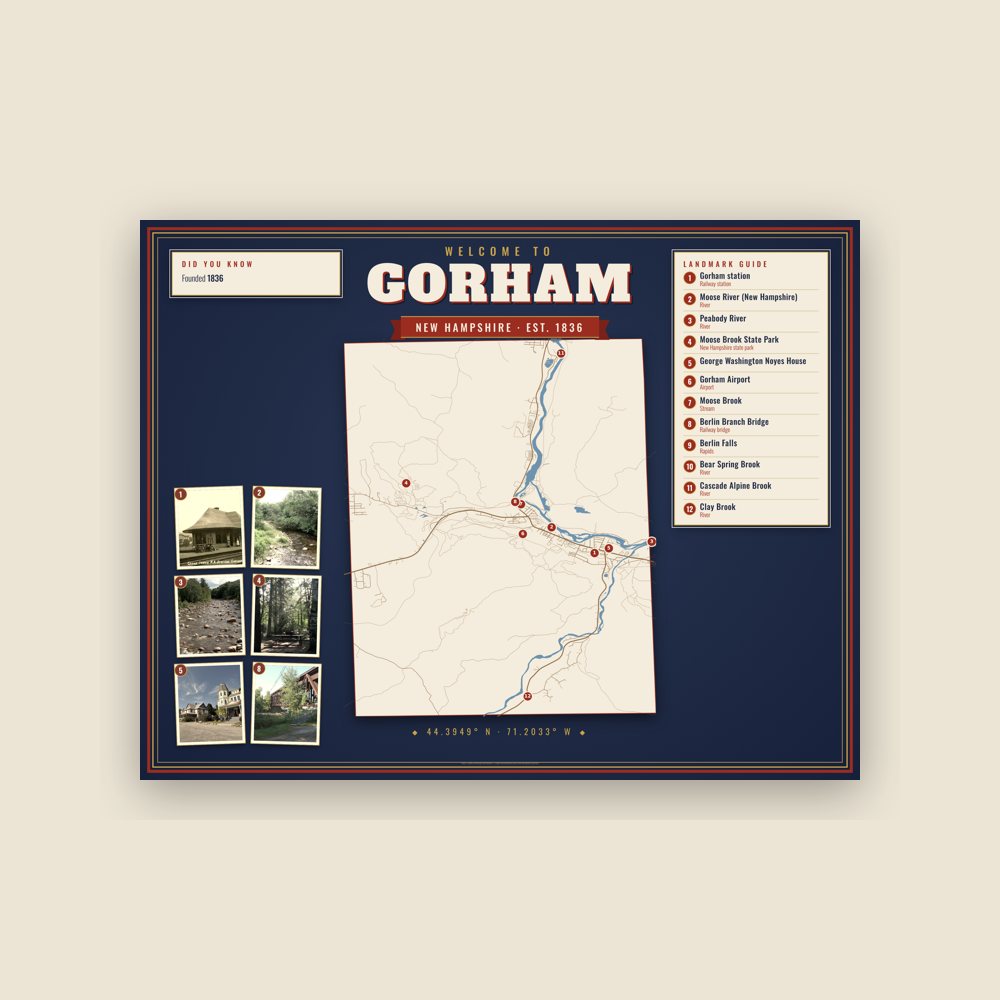 Gorham Map Placemat