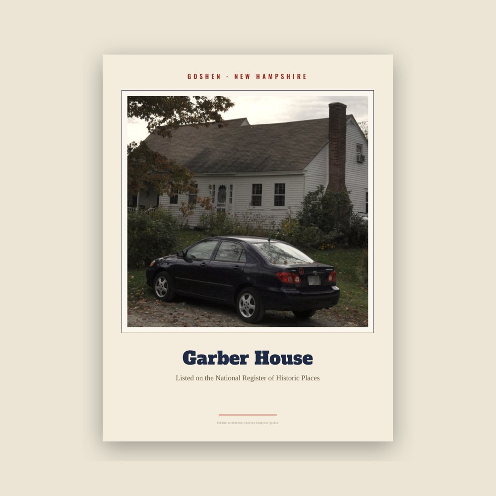 Goshen Garber House Landmark Print