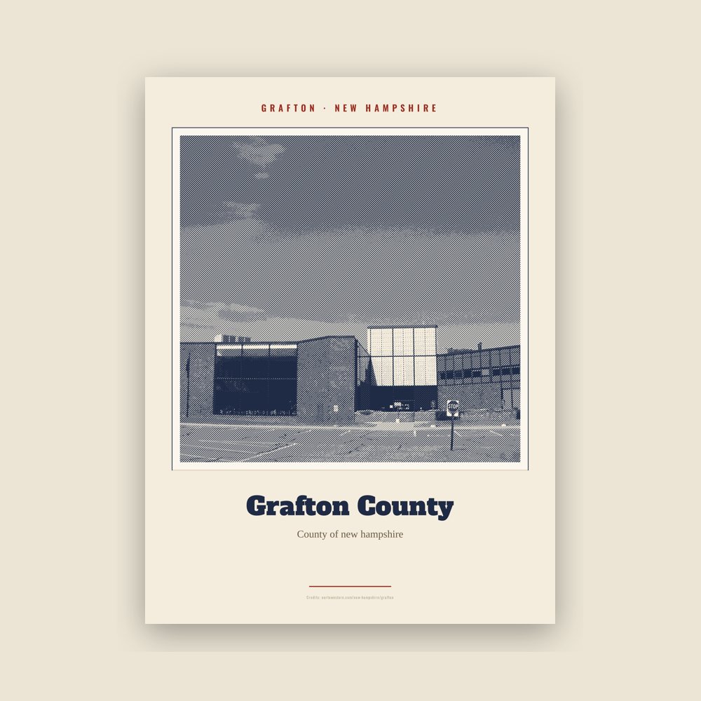 Grafton Grafton County Landmark Print