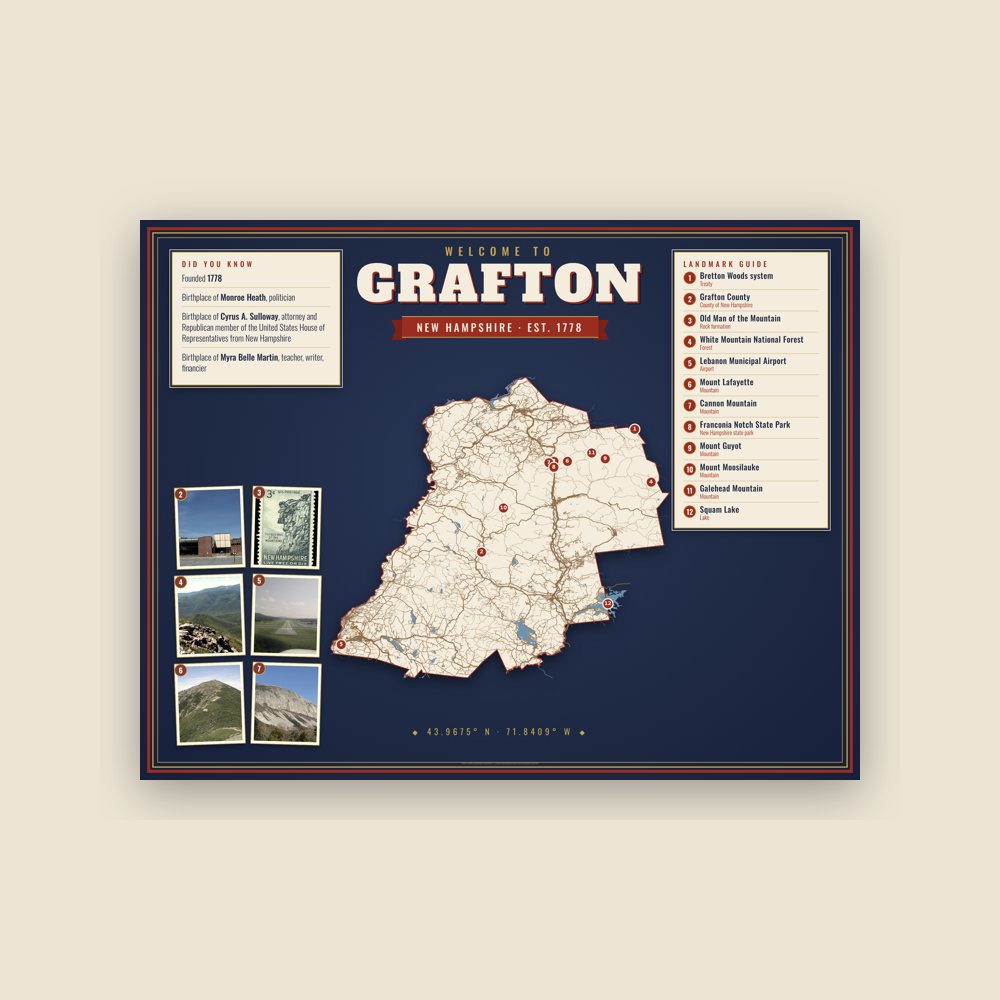 Grafton Map Placemat