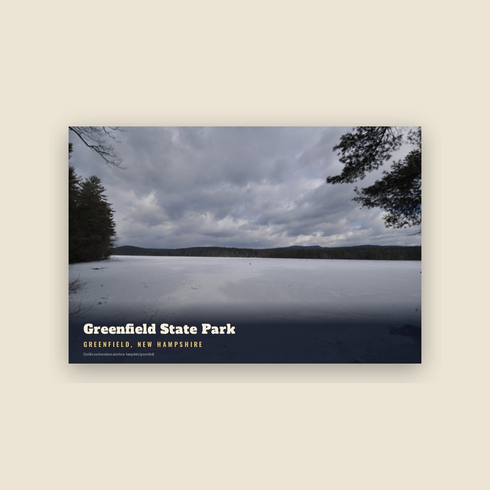 Greenfield Greenfield State Park Postcard