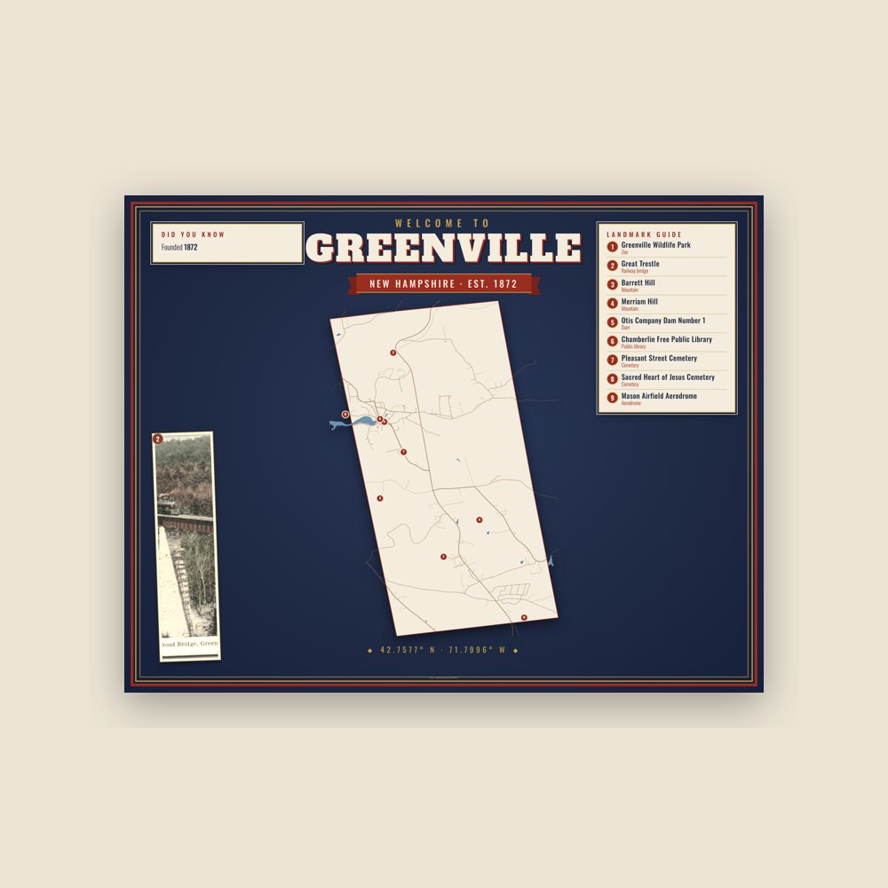 Greenville Map Placemat