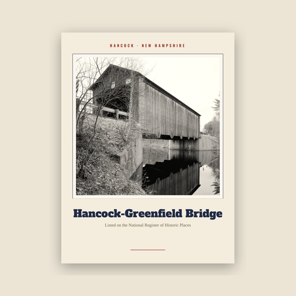 Hancock Hancock-Greenfield Bridge Landmark Print