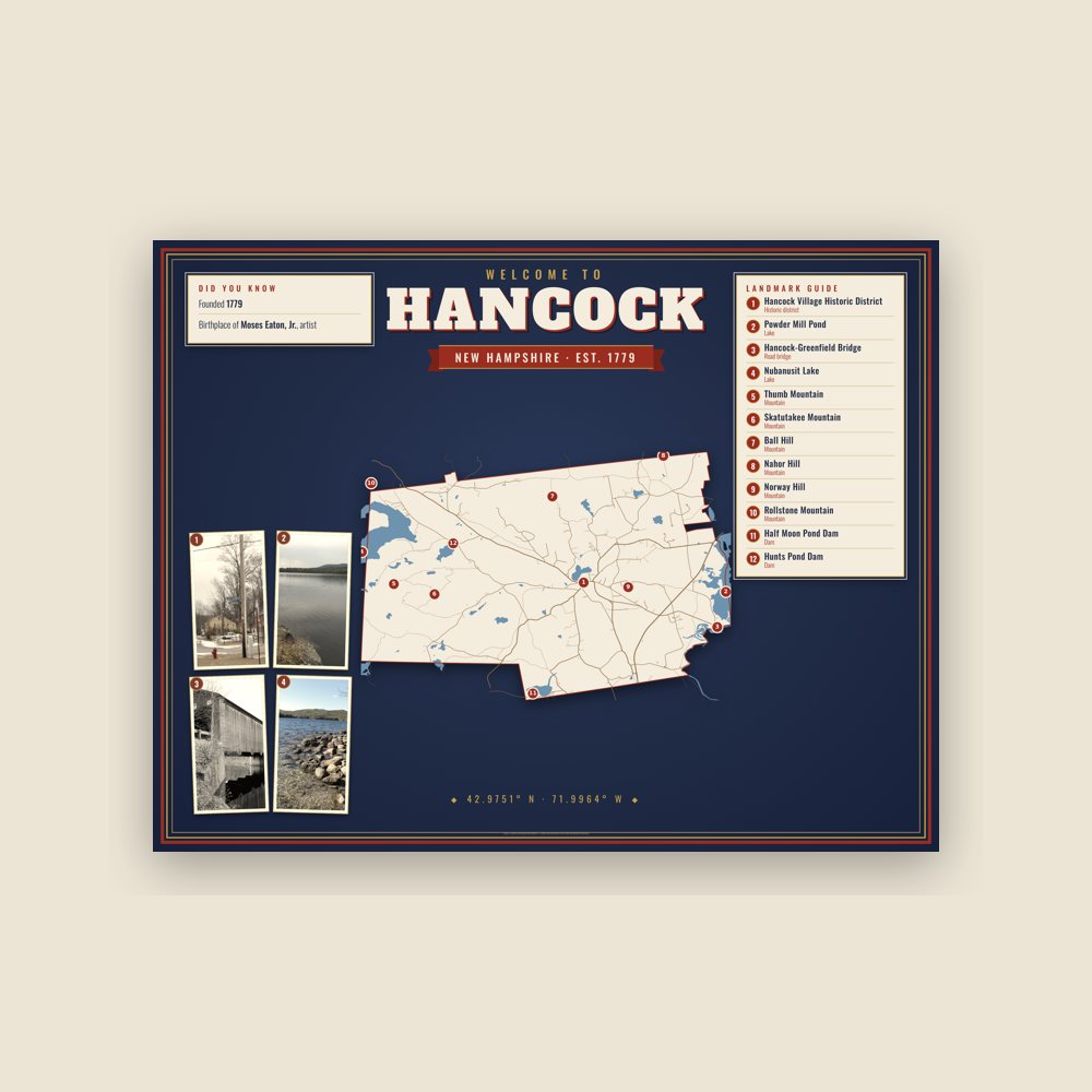 Hancock Map Placemat