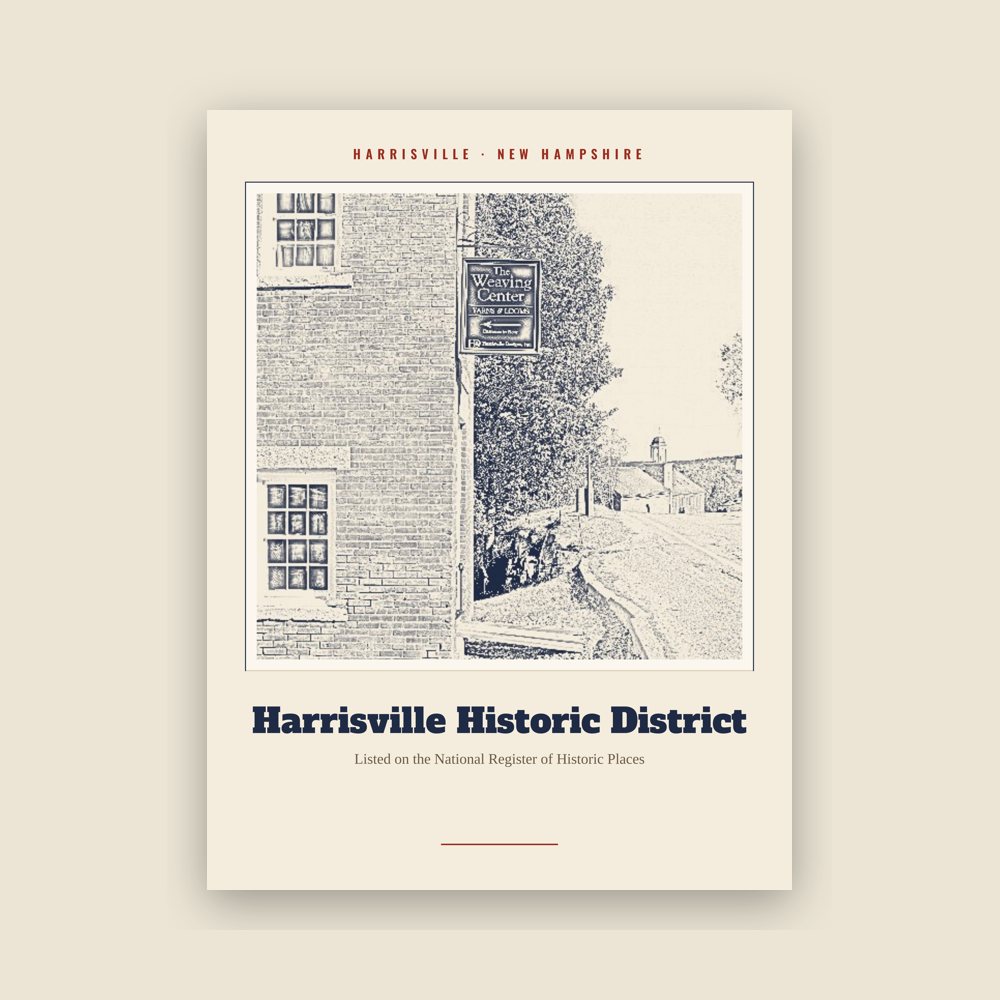 Harrisville Harrisville Historic District Landmark Print