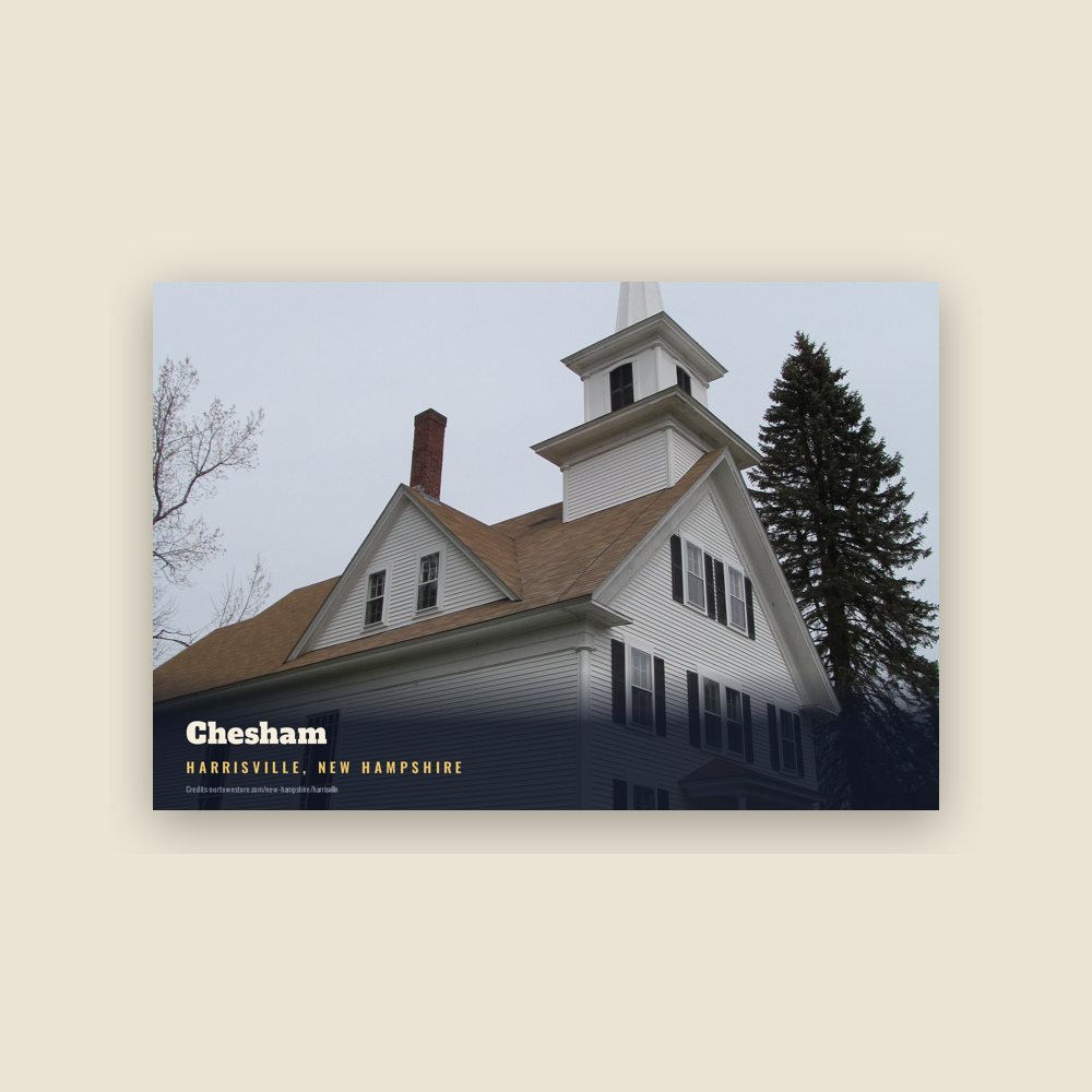 Harrisville Chesham Postcard