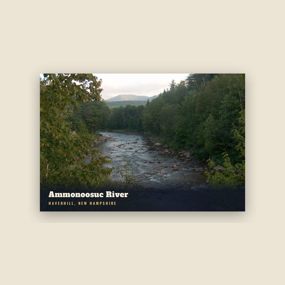Haverhill Ammonoosuc River Postcard