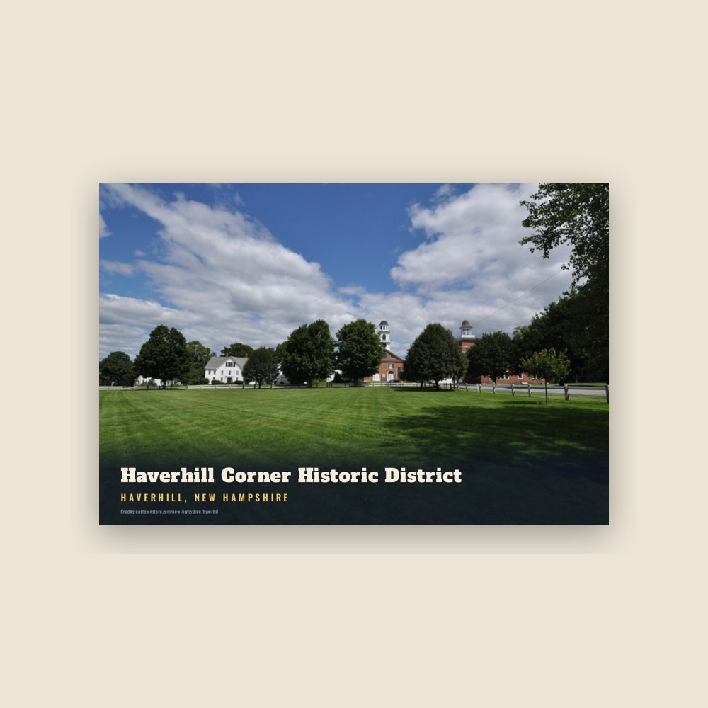Haverhill Haverhill Corner Historic District Postcard