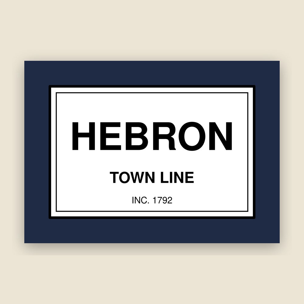 Hebron Town Line Mug