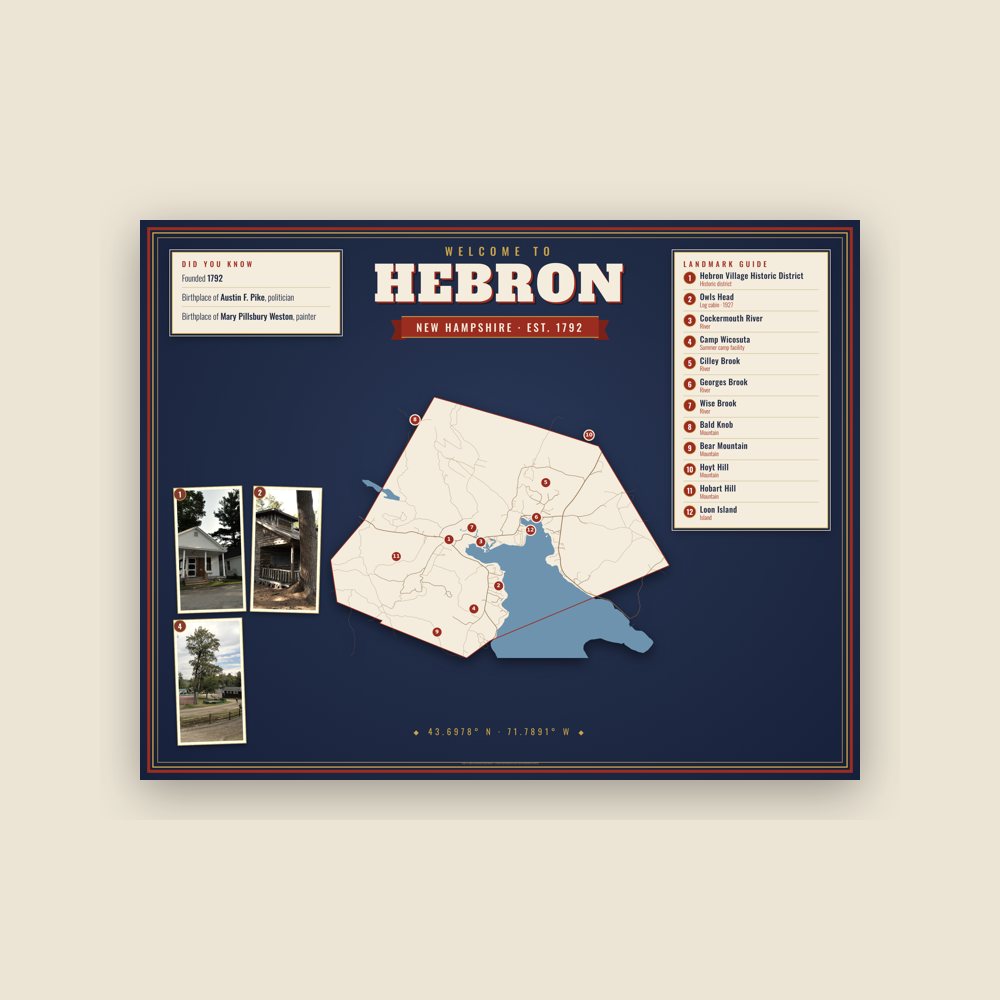Hebron Map Placemat