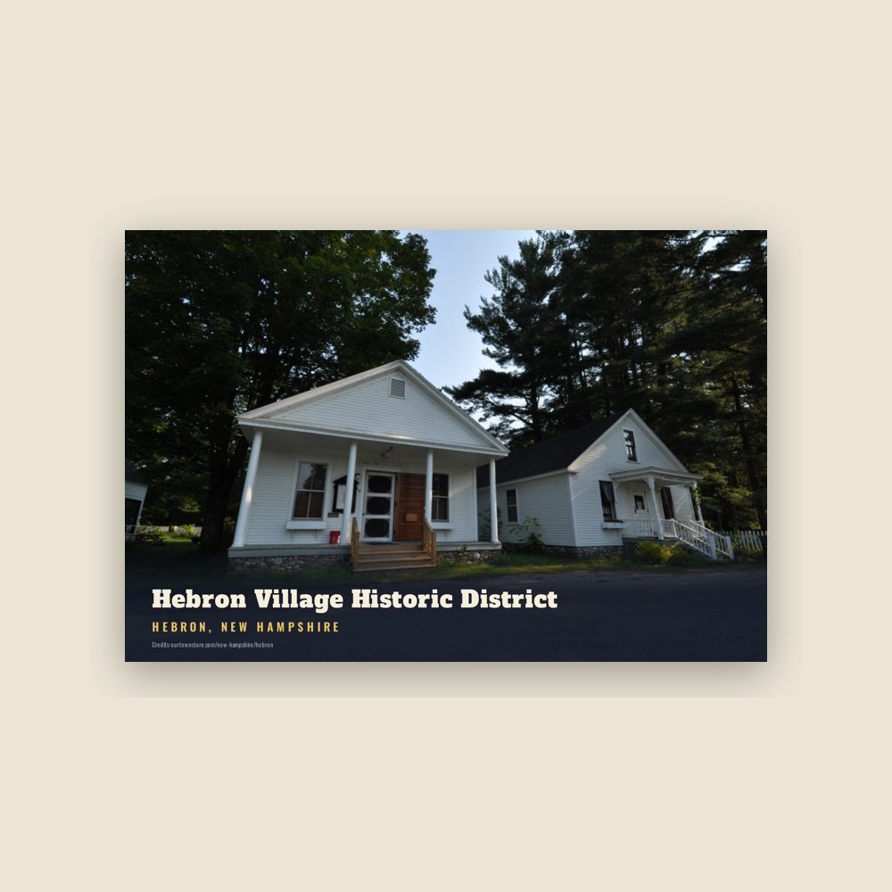 Hebron Hebron Village Historic District Postcard