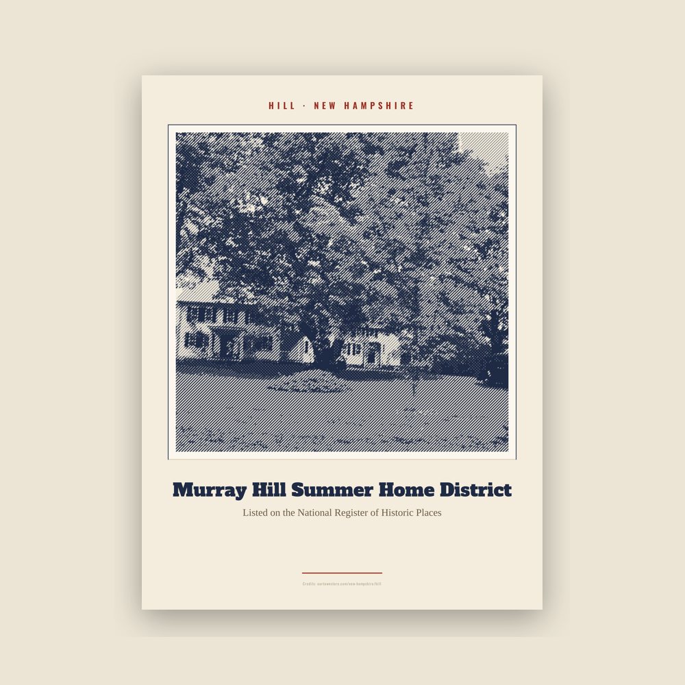 Hill Murray Hill Summer Home District Landmark Print