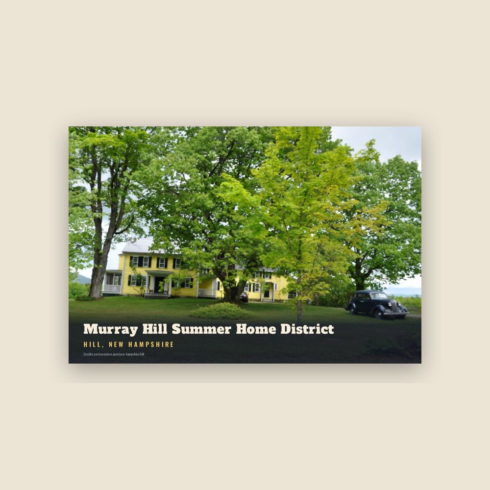Hill Murray Hill Summer Home District Postcard