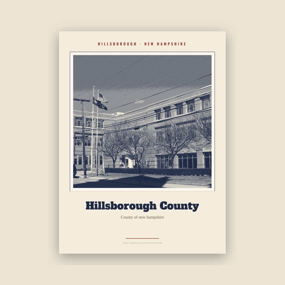 Hillsborough Hillsborough County Landmark Print