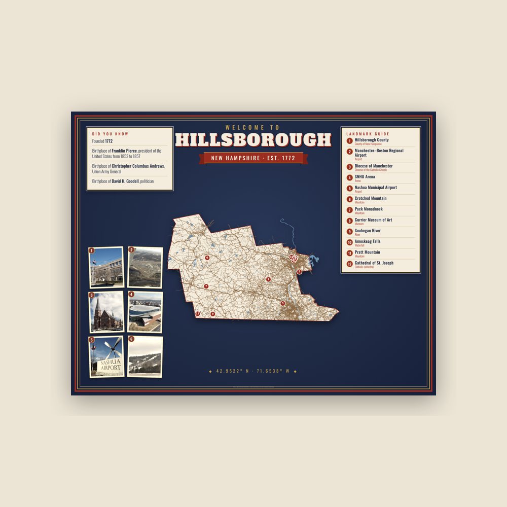 Hillsborough Map Placemat