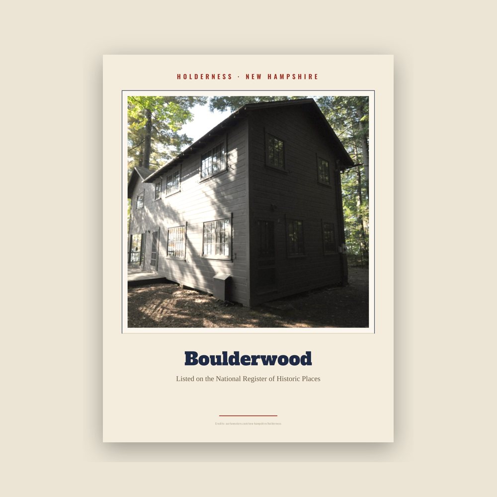 Holderness Boulderwood Landmark Print