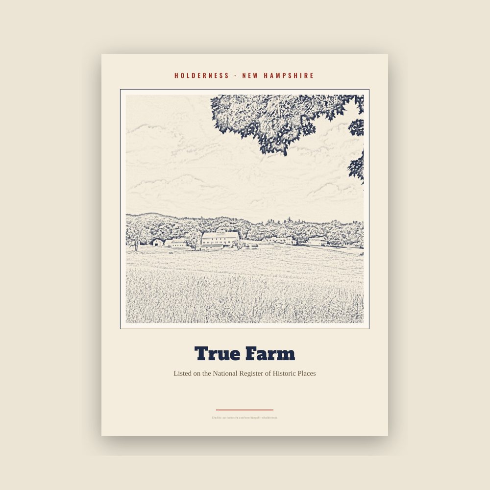 Holderness True Farm Landmark Print