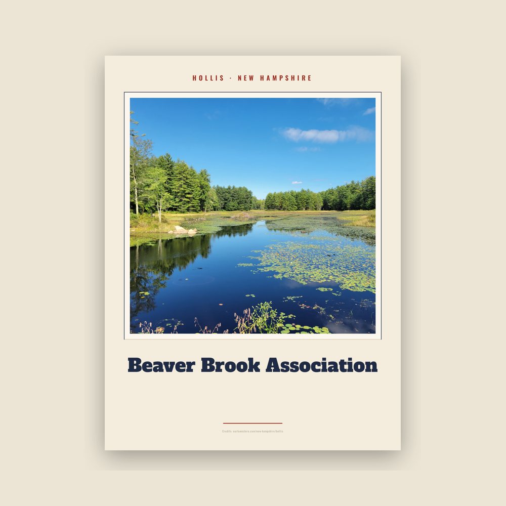 Hollis Beaver Brook Association Landmark Print