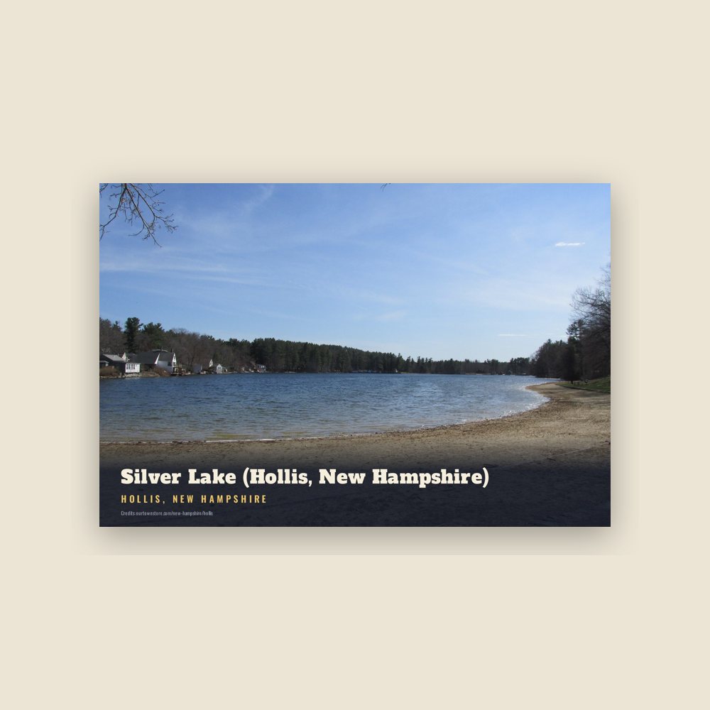 Hollis Silver Lake (Hollis, New Hampshire) Postcard
