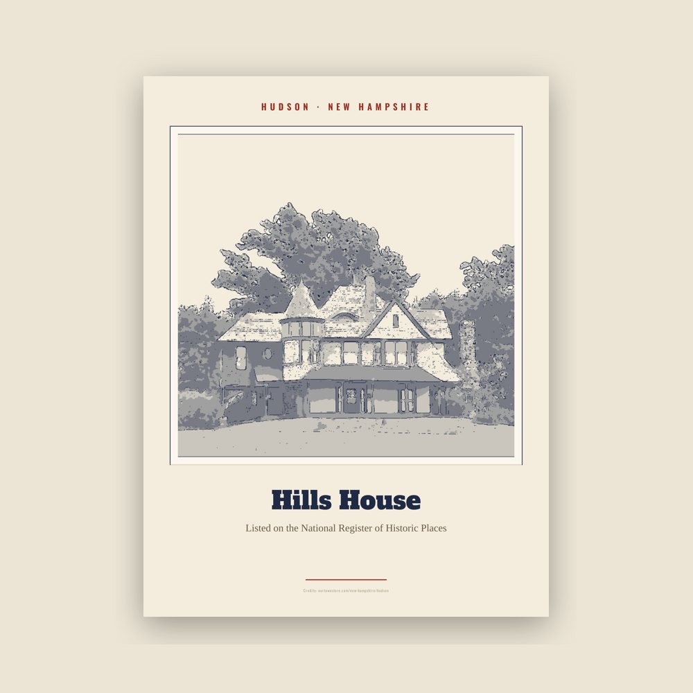Hudson Hills House Landmark Print