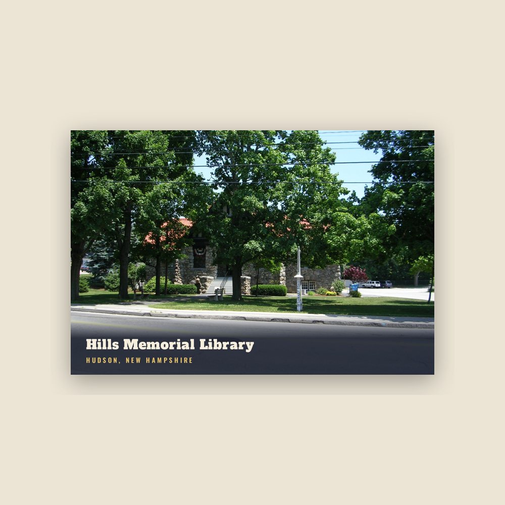 Hudson Hills Memorial Library Postcard