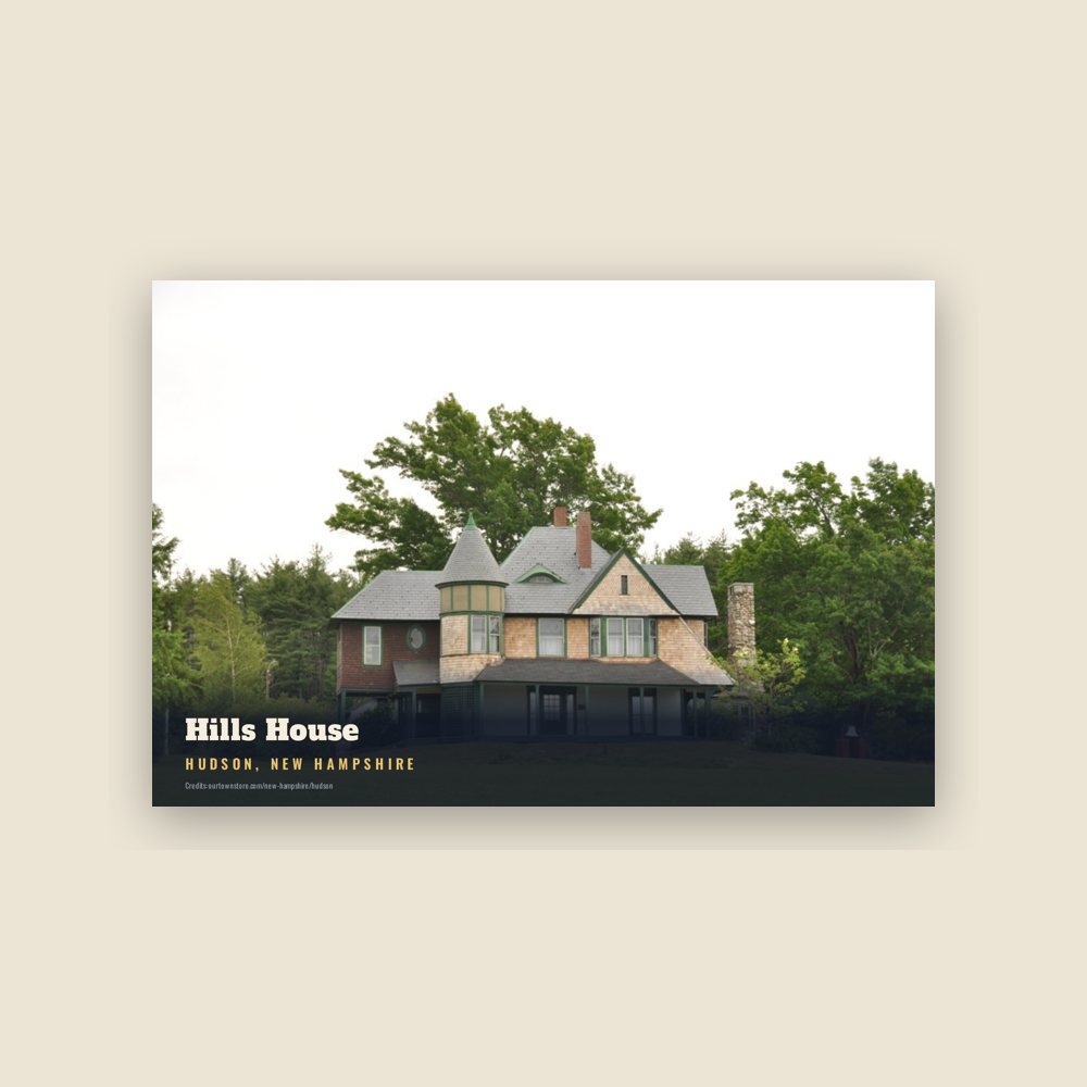 Hudson Hills House Postcard