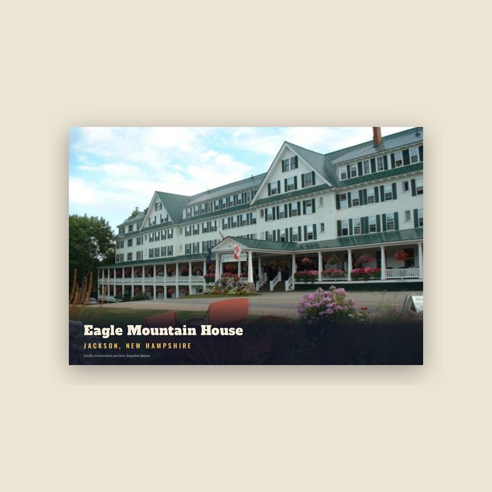 Jackson Eagle Mountain House Postcard